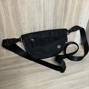 lululemon athletica Jet Black Crossbody Bag